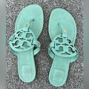 Blue Tory Burch sandals